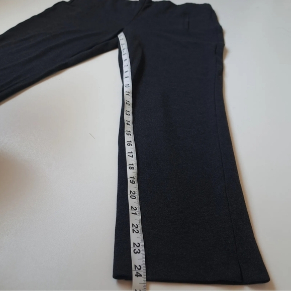 Chico's dark gray ankle length elastic pants‎ size 10 - Picture 2 of 10